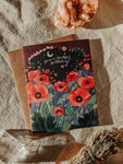 Mystical Poppies Birthday Card - Single